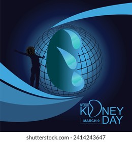 World Kidney Day vector illustration