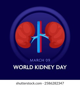 World Kidney Day Vector Illustration Template