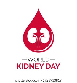 Ilustración vectorial del Día Mundial del Riñón. Médicos de atención renal hospitalaria con estetoscopios, liderando la lucha contra las enfermedades renales. Cartel de Anuncio, volante y Plantilla de diseño de fondo.