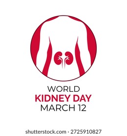 Ilustración vectorial del Día Mundial del Riñón. Médicos de atención renal hospitalaria con estetoscopios, liderando la lucha contra las enfermedades renales. Cartel de Anuncio, volante y Plantilla de diseño de fondo.