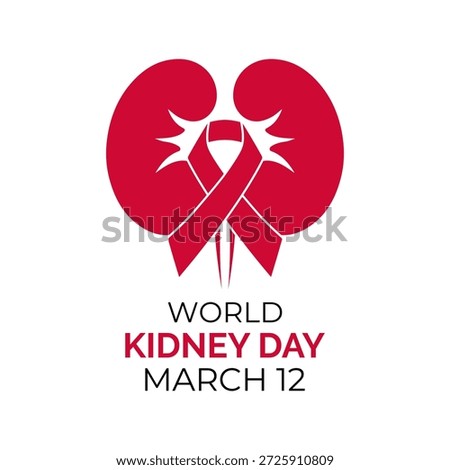 World Kidney Day Vector illustration. Hospital kidney care doctors with stethoscopes, leading the fight against kidney diseases. Banner poster, flyer and background design template.