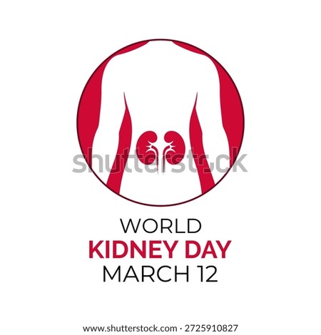 World Kidney Day Vector illustration. Hospital kidney care doctors with stethoscopes, leading the fight against kidney diseases. Banner poster, flyer and background design template.