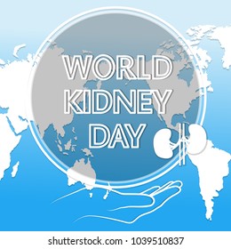 World Kidney Day vector logo