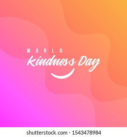 World kindeness day design illustration