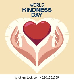World Kindness Day Concept Hand Drawn Illustration