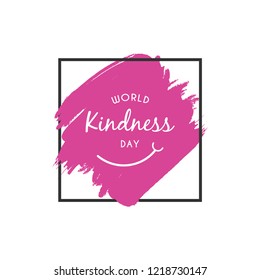 World Kindness Day Design Template. Vector Eps 10