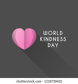 World kindness day design template. Vector eps 10