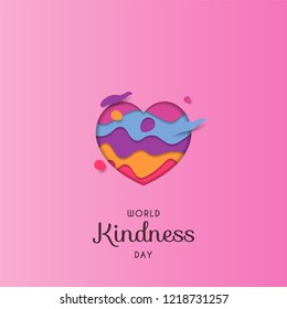 World kindness day design template. Vector eps 10