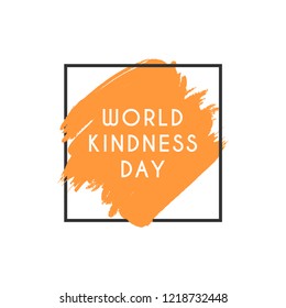 World kindness day design template. Vector eps 10