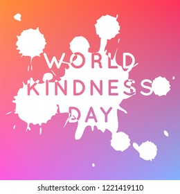 World Kindness Day design template. vector eps 10