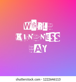 World kindness day design template illustration. vector eps 10