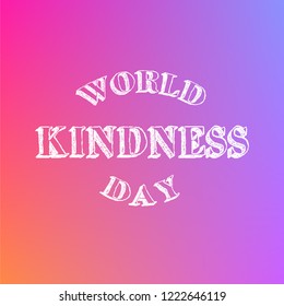 World kindness day design template illustration. vector eps 10