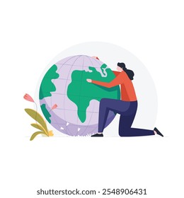 Dia Mundial da Bondade, Dia Mundial da Terra, Dia Mundial do Meio Ambiente, Energia Verde, Recursos Renováveis e Sustentáveis. Cuidados ambientais e ecológicos.