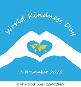 World Kindness Day. illustration vector of world kindness day background