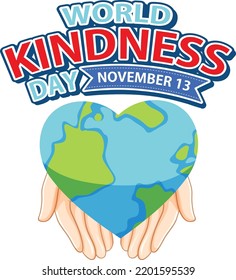 World Kindness Day Logo Design illustration