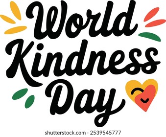 World Kindness Day minimalist typography t shirt design illustration