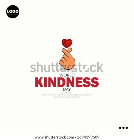 World Kindness Day, observed on November 13th, promotes the importance of kindness.