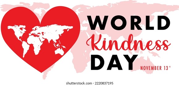 World Kindness Day Poster Design illustration