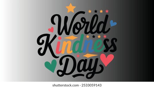 World Kindness Day Social Media Post Banner Vector Art Illustration