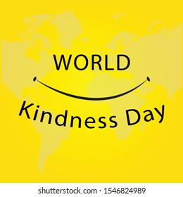 World Kindness Day Template design. Vector Eps 10