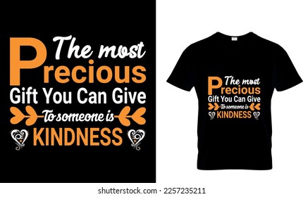 World kindness Day T-shirt design