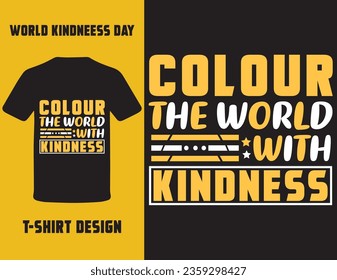 World Kindness Day T-Shirt designs vector art, kindness day 2023