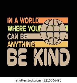 World Kindness Day Typography Design For Groovy design And SVG Design