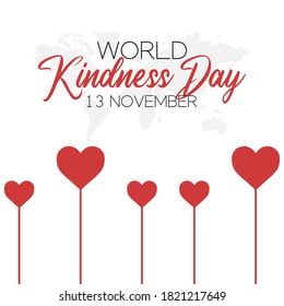 World Kindness Day Vector Illustration. Suitable for greeting card poster and banner.