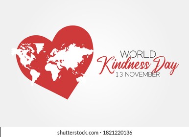 World Kindness Day Vector Illustration. Suitable for greeting card poster and banner.