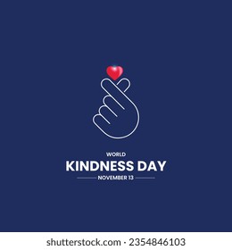 World Kindness Day. Kindness day vector illustration. 