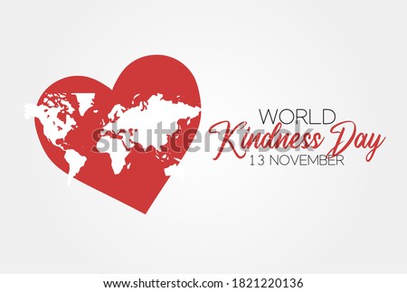 World Kindness Day Vector Illustration. Suitable for greeting card poster and banner.