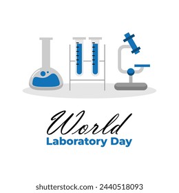 World laboratory day poster design
