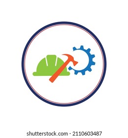 world labour day 1st of May logo vector illustration design template.