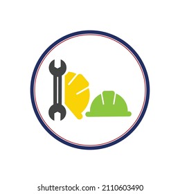 world labour day 1st of May logo vector illustration design template.