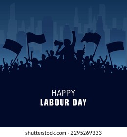 World labour day. Happy labour day vector illustration.