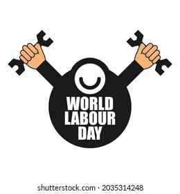 World Labour Day Logo or icon Vector Template Design