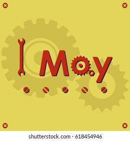 World Labour Day vector poster or banner.