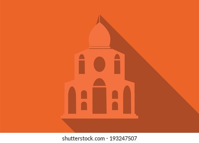 World landmark, UK, vector illustration