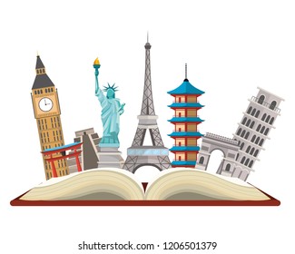 world landmarks icon