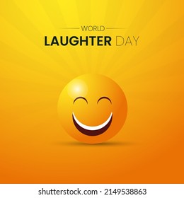 World laughter day social media post