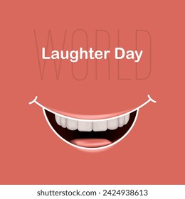 World Laughter Day Vektor-Design