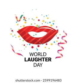 world laughter day vector illustration