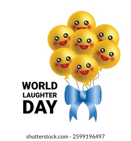 world laughter day vector illustration