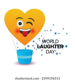 world laughter day vector illustration