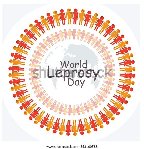 World Leprosy Day Stock Vector (Royalty Free) 558160588