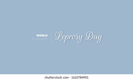 World leprosy day background in soft blue. Suitable for posters, banners, wallpapers and landing page websites.
This background has a modern and minimalist theme.
