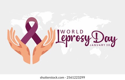 World Leprosy Day Vector Illustration. Suitable for greeting card poster and banner