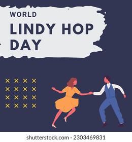 world lindy hop day poster