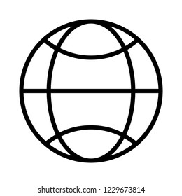 World Line Black Icon