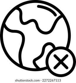 Estilo Chakra de icono de línea mundial